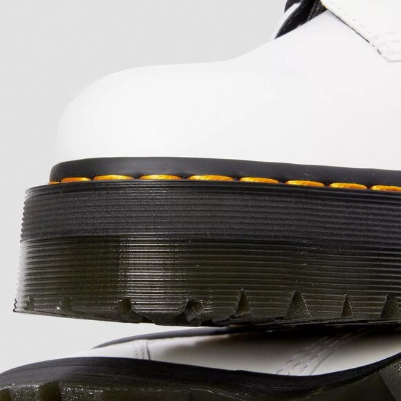 Dr. Martens 8053 Leather Platform Casual Shoes White 30884100 Men's 12 US NEW - Picture 11 of 15